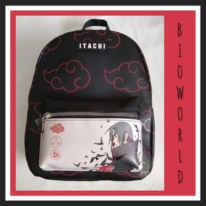 naruto shippuden itachi akatsuki mini backpack